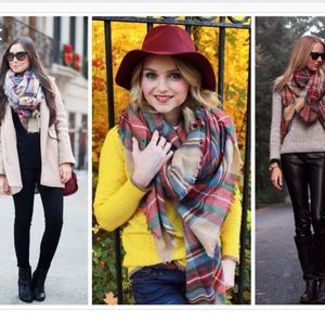 Zara Plaid Scarf
